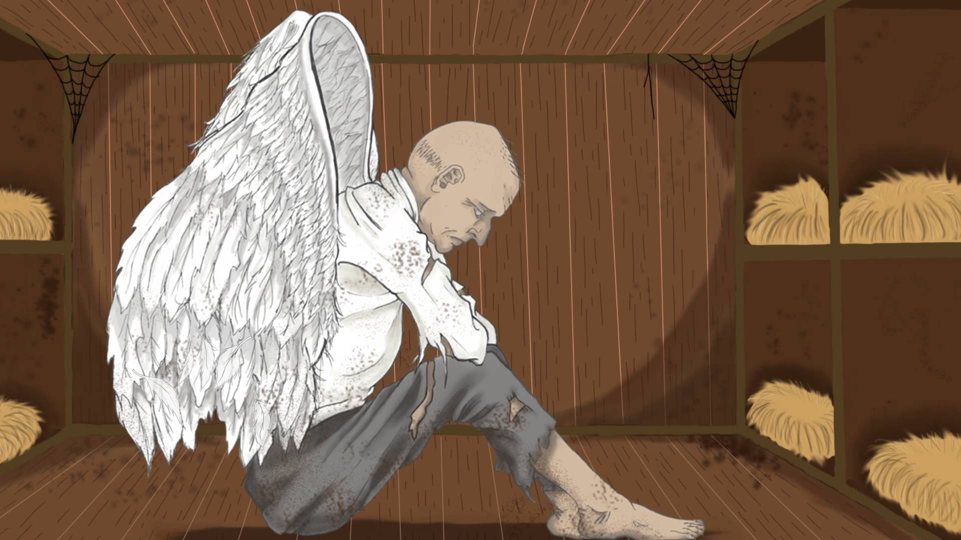 A Very Old Man With Enormous Wings Theme Essay Theme Image