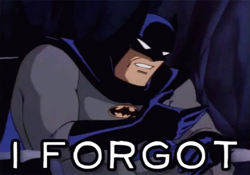Forgot to do an assignment